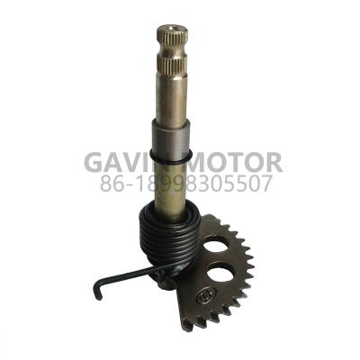 China High quality hot sale scooter GY6 125 kick start 150 shaft axle with common idler spring gear assembly for yamaha sym haojue GGY6-125 150 for sale