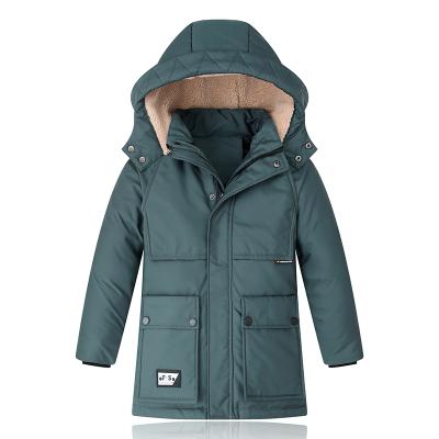 China Breathable boys coat winter clothes 2021 new children's boys plush thickened children's cotton clothes down jacket for sale