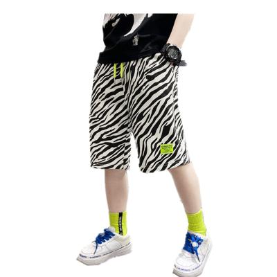 China Wholesale Anti-Wrinkle Summer Casual Beach Boys Cotton Cool Striped Short Matching Unisex Shorts for sale