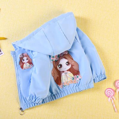 China Anti-wrinkle Anna Elsa Girl Frozen Coat Boys 1-12 Years Spring Autumn Zipper Jacket Kids Hooded Coat for sale