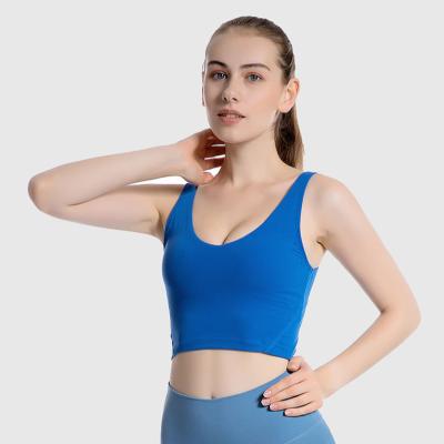 China Breathable RTS Stocked Slick Low-Friction Support Sports Bra Gym Bra Yoga Bra for sale