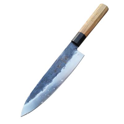 China Newcomer 8 Inch Stainless Steel Japanese Chef Knives Kitchen Knife Daily Use Kitchen Cutter With Wood Handle for sale