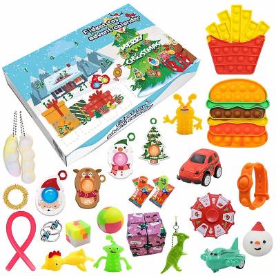 China Hot Selling Popular Christmas Bubble Noise Snowmen Toys Christmas Bubble Noise Toy Gift Box For Holiday Beautiful for sale