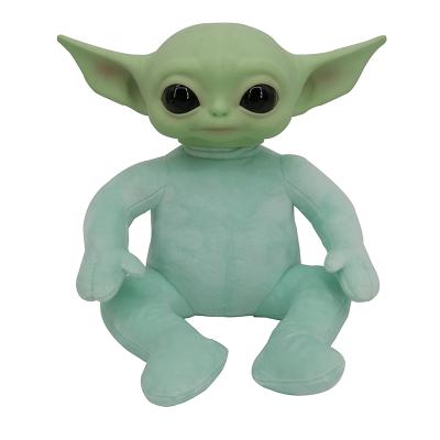 China Non-Toxic Movie Figure Baby Yoda Starwars Plush Toy Vinyl Rubber Peripheral Plushie Resting Yoda Baby Toy for sale