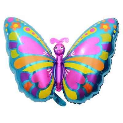 China Children's Love Cartoon Butterfly Shape Balloon Birthday Party Decoration Christmas Animal Foil Balloon for sale