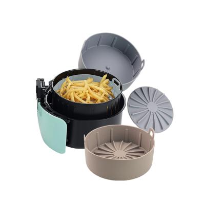 China Household China Supplier Air Fryer Silicone Pot Food Container Safe Air Fryers Oven Accessories for sale