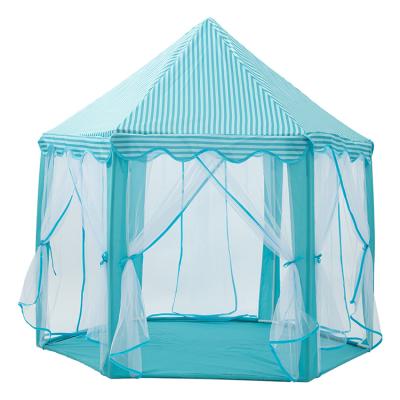 China Sports Toy Children's Tent Princess Tent High Quality Hexagonal Indoor Indoor Outdoor Pink Children Toy Tent for sale