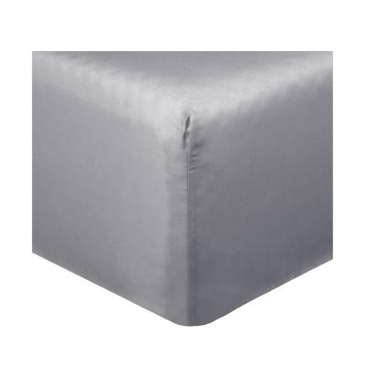 China Fresh New Product Durable Gray Coolmax Cotton Fitted Sheet For Hotel Sheet Set for sale