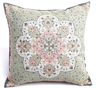 China Modern Jacquard Chunky Cushion Polyester Pillow Tapestry Quality Classic Designs for sale