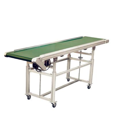 Κίνα Heat Resistant Adjustable Height Flexible Custom Rubber Moving Belt Conveyor For Sale προς πώληση