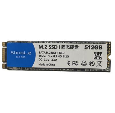 China Dropshiping SHUOLE SATA M.2 NGFF 128g 256g 512g 1TB 2TB M.2 Solid State Drive Big Internal SSD M2 SSD For Laptop for sale