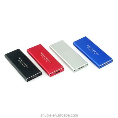 China Aluminum Customized New Brand Usb 3.0 M2 Enclosure To Sata Adapter Usb Hard Drive Enclosure for sale