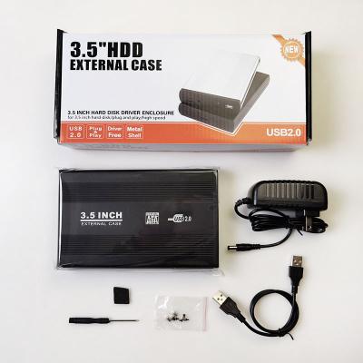 China SATA HDD Cart 480Mbps up3000G Universal External Hard Drive Enclosure SSD HDD Box External HDD Case 3.5inch USB 2.0 External Hdd Case for sale