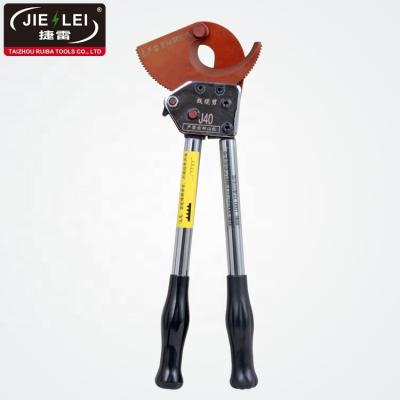 China J40 Cutting Al Cu Armored Cable Al Armored Cu Cable Diameter 40 Mm Ratchet Cable Cutter for sale