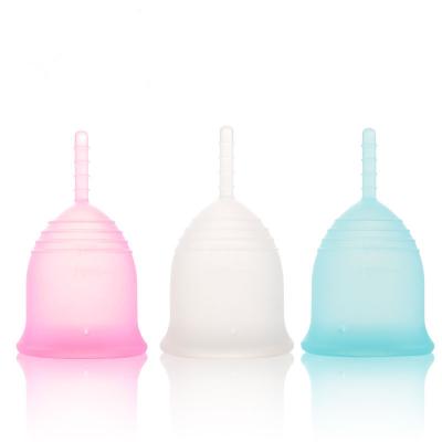 China Medical Grade Eco-friendly Reusable Menstrual High Quality Silicone Soft Cup Bag Customized for sale