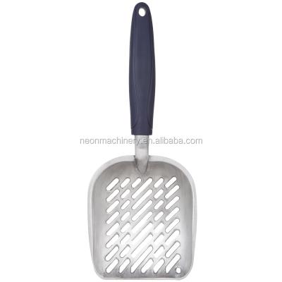 China Aluminum Cat Litter Scoop With Strip Handle 350x140x50mm for sale