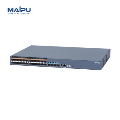 China Stackable LACP Maipu L3 24 Port Gigabit Fiber Optic Ethernet Network Switches With 10g Uplink for sale