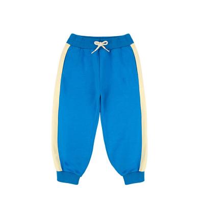 China Customized good quality boys anti-pilling pants knit boy pants with stripes for sale