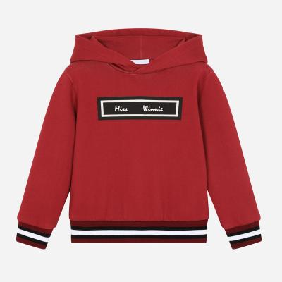 China Guangzhou casual style kids hoodie QUICK DRY smart sweatshirt with front printing custumized hoodies with customized rib at cuff/bottom for sale