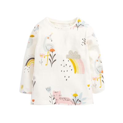 China Breathable Kids Clothing Custom Babies Long Sleeves Printing T Shirt for sale