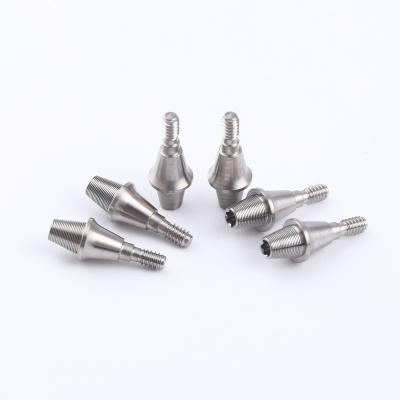 China Aluminum High Quality Custom Dental Spare Parts NP QuickTemp Abutment-G/H1.5 Dental Equipment for sale