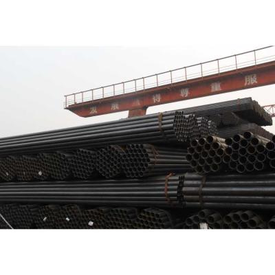 China Structure Pipe Black Iron Tube ERW Black GI Round Pipe Steel Mild Steel Round Pipes for sale