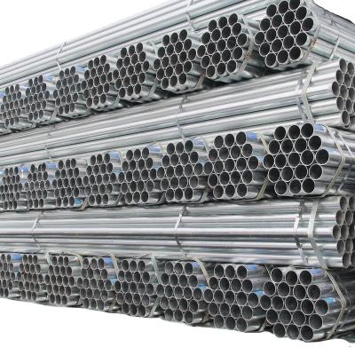 China Liquid Pipe Hot Dip Galvanized Round Steel Pipe For Construction for sale