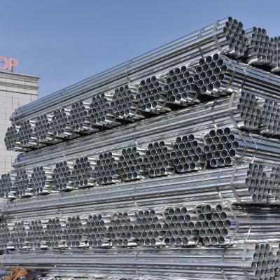 China Structure Pipe EN39 / BS1139 / JISG 3444 Hot Dip Galvanized Scaffolding Pipes for sale