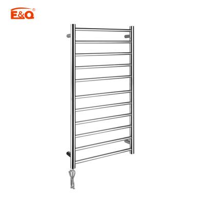 China Heater Factory Price Custom Stainless Steel Electric Heated Towel Rack Bath Towel Wall Mounted Heater for sale