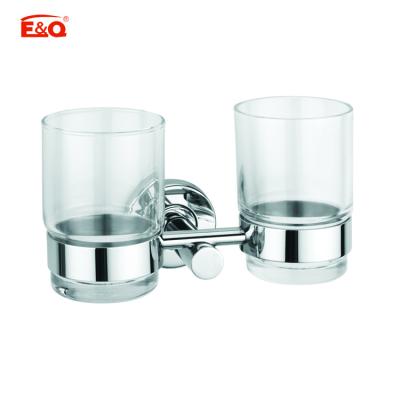 China Double Tumbler Cup Holder Wall Mount Bathroom Accessories Modern High Quality Cup Holder for sale