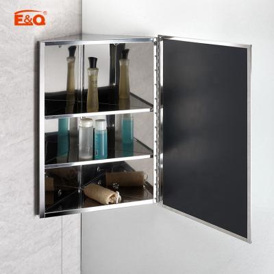 China Hot Selling Modern Triangular Mirror Cabinet Bath Mirror Cabinet Ready To Ship for sale