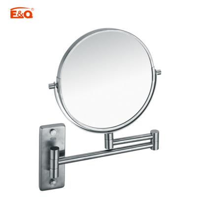 China Factory Price Bathroom Magnifying Custom Magnification Mirror Wall Mounted Extendable Makeup Mirror for sale