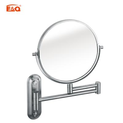 China Modern Wall Mounted Hotel Bathroom Magnifying Extendable Makeup Mirror Mirror Customized for sale