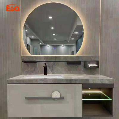 China Good Price Illuminated Custom Wall Mounted Touch Screen Smart Lead Bath Mirror For Bathroom for sale