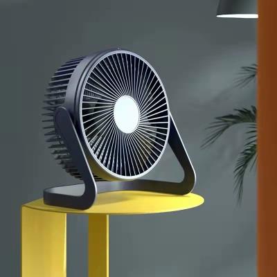 China Hotel factory direct wholesale and direct sales with bracket around the size home office multi-color light custom table fan for sale