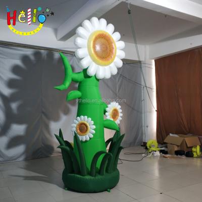 China Giant Stage Decoration Halloween Carnival Party Inflatable Park Flower Plants Props for sale