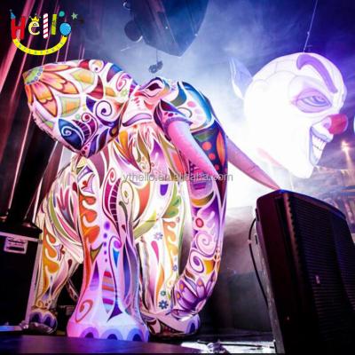 China event & Party Supplies Best Design Cartoon Giant Colorful Inflatable Elephant Advertising Inflatable Model For Events for sale