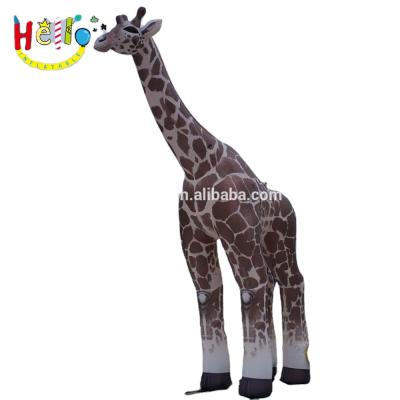 China Promotion Cartoon Inflatable Giraffe Inflatable Animal Model for sale