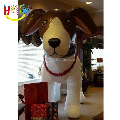 China Custom PVC Inflatable Animal Cartoon Giant Inflatable Dog Model for sale