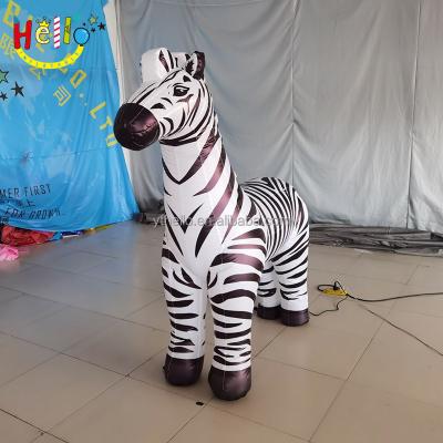 China event & Party Supplies Inflatable Zebra Model Decoration Inflatable Cartoon Animal For Advertising for sale