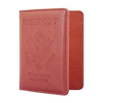 China NATIONAL NATIONAL Passport Pocket High Quality PU Leather Holder Passport Holder Factory Production Cover Leather Holder for sale