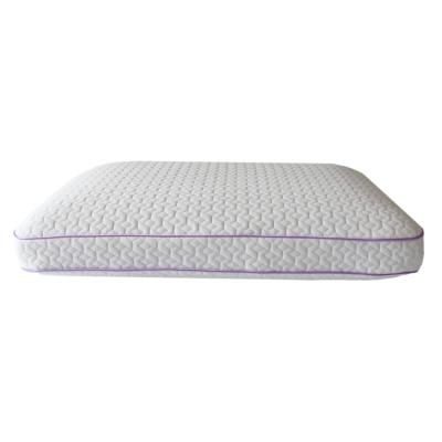 China Classic Lavender Memory Design Side Sleeper Soft Memory Foam Pillow For Bed for sale