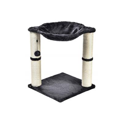 China Sustainable Hot Selling Large Stylish Flexible Plastic Cat Tree Tower Flexible Climbing Activity for sale