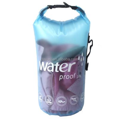 China Amazon Outdoor Accessories PVC Waterproof Lightweight Durable Cute Bag Cute Bag Selling Traveling Transparent Dry Bag Best for sale