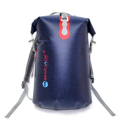 China Outdoor Accessories Wholesale New Durable Stylish Dry PVC Backpack Customized Logo Waterproof Backpack for sale