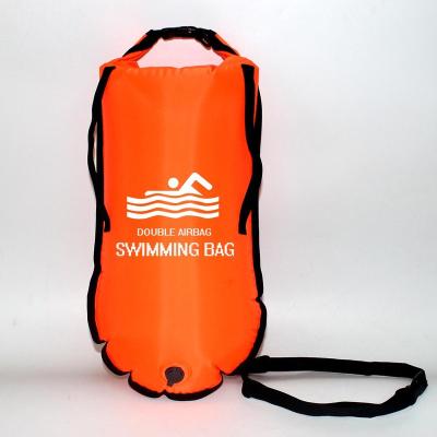 China Waterproof Lightweight Nylon Swimming Bouy Customized Logo Lifesaving Apparatus Equipment Inflated Drift Bag Wholesale High Quality Safety for sale