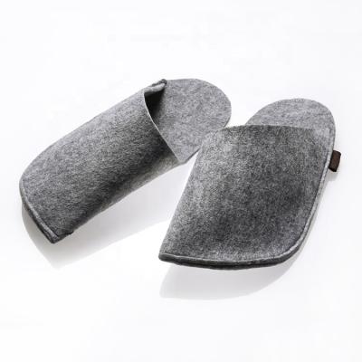 China Indoor. Outdoor High Quality Comfortable Customized Logo Felt Indoor Bedroom Slippers for sale