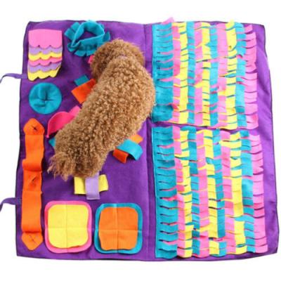 China Hot Selling Travel Dog Sniffle Training Mat /Nose Sniff Pad for sale