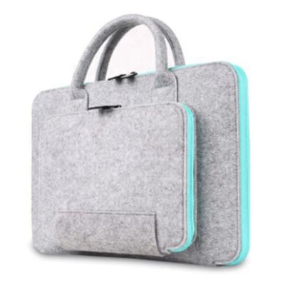 China Protect Your Laptop and Store Charger Documents Best Selling Product 2020 OEM Custom 17 Inch Felt Laptop Bag Notebook Bag For Men Briefcase for sale