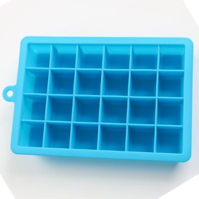 China Non Stick Viable Amazon Perfect Sell Wholesale Reusable Square Mold Homemade Customized Silicone Ice Cube Mold for sale